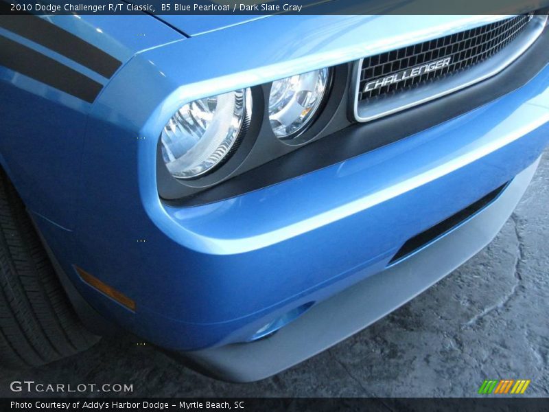 B5 Blue Pearlcoat / Dark Slate Gray 2010 Dodge Challenger R/T Classic