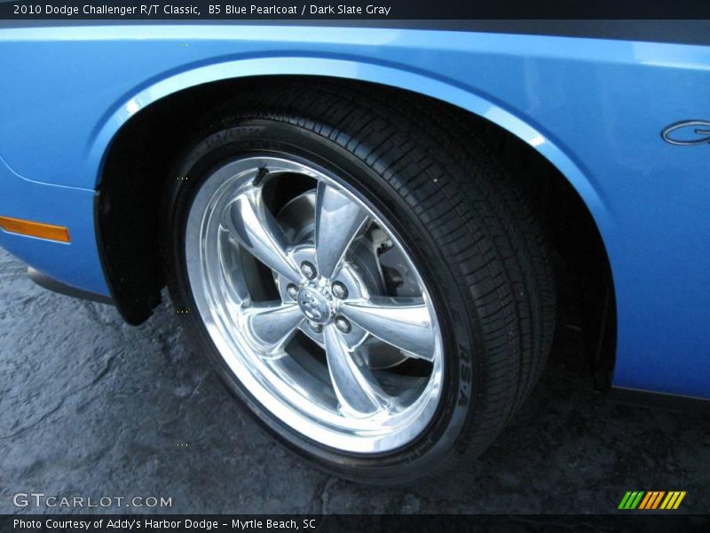 B5 Blue Pearlcoat / Dark Slate Gray 2010 Dodge Challenger R/T Classic