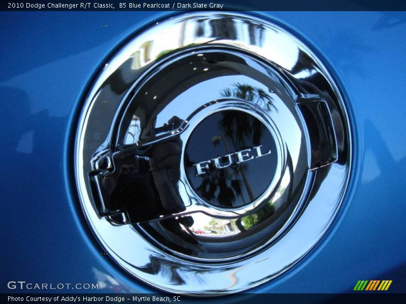 B5 Blue Pearlcoat / Dark Slate Gray 2010 Dodge Challenger R/T Classic