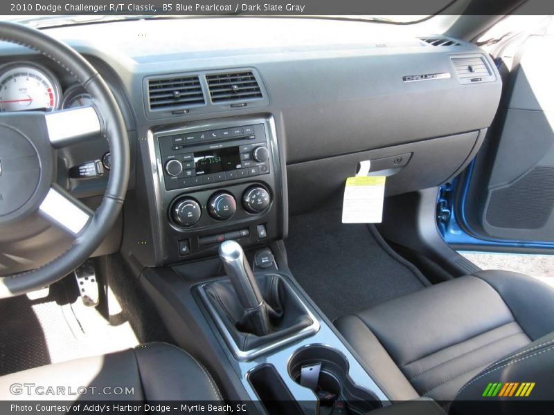 B5 Blue Pearlcoat / Dark Slate Gray 2010 Dodge Challenger R/T Classic