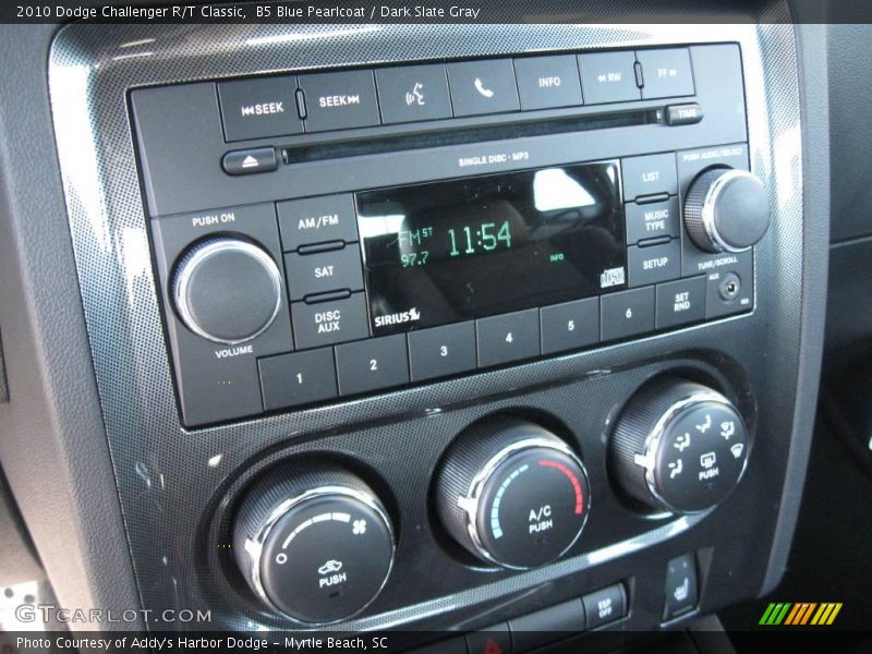 B5 Blue Pearlcoat / Dark Slate Gray 2010 Dodge Challenger R/T Classic