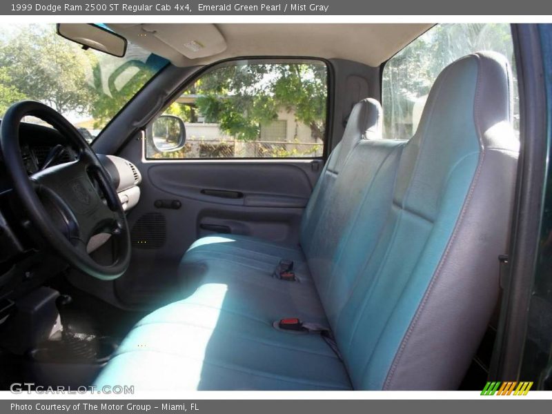 Emerald Green Pearl / Mist Gray 1999 Dodge Ram 2500 ST Regular Cab 4x4