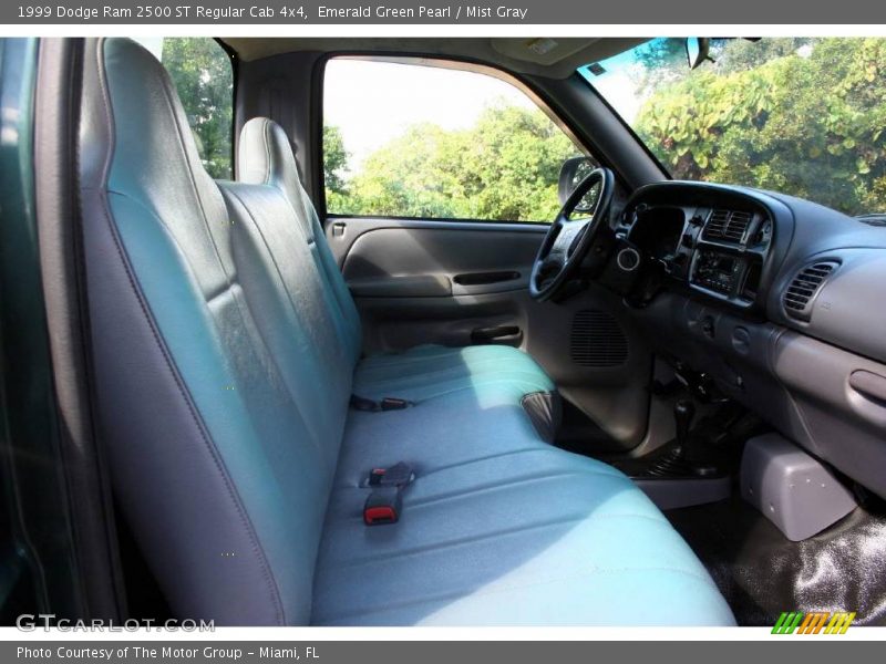 Emerald Green Pearl / Mist Gray 1999 Dodge Ram 2500 ST Regular Cab 4x4