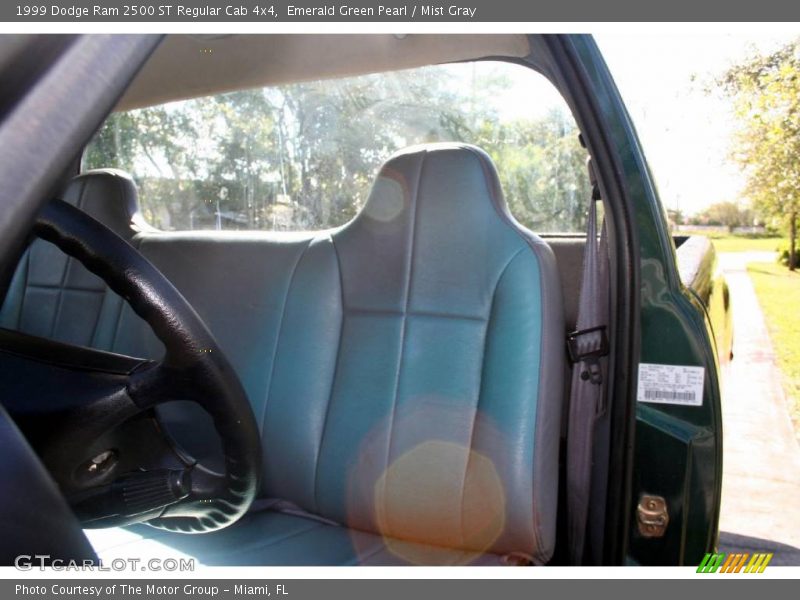 Emerald Green Pearl / Mist Gray 1999 Dodge Ram 2500 ST Regular Cab 4x4