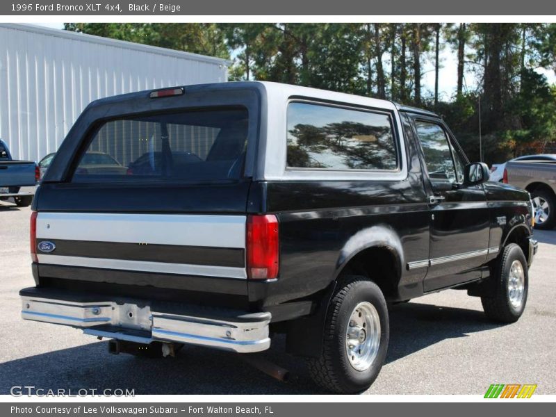 Black / Beige 1996 Ford Bronco XLT 4x4