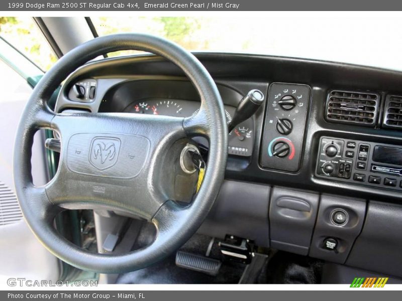 Emerald Green Pearl / Mist Gray 1999 Dodge Ram 2500 ST Regular Cab 4x4