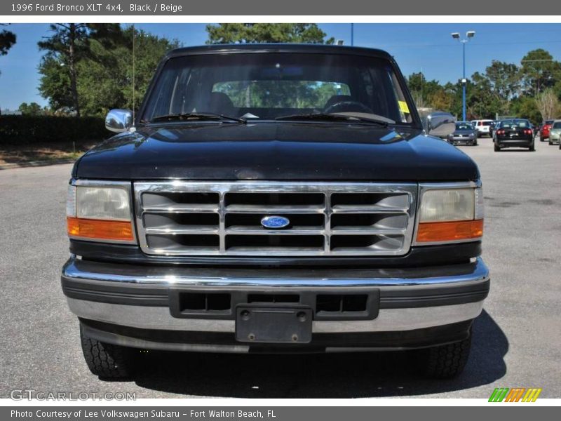 Black / Beige 1996 Ford Bronco XLT 4x4