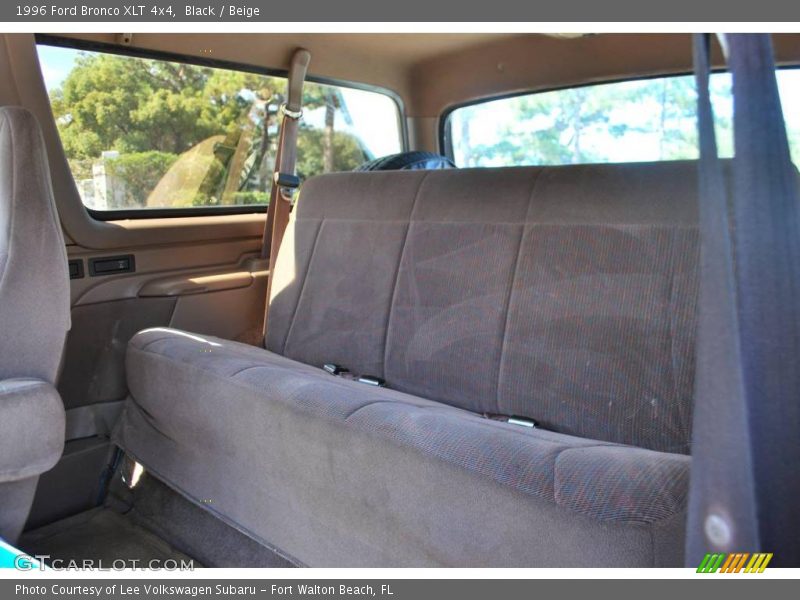 Black / Beige 1996 Ford Bronco XLT 4x4