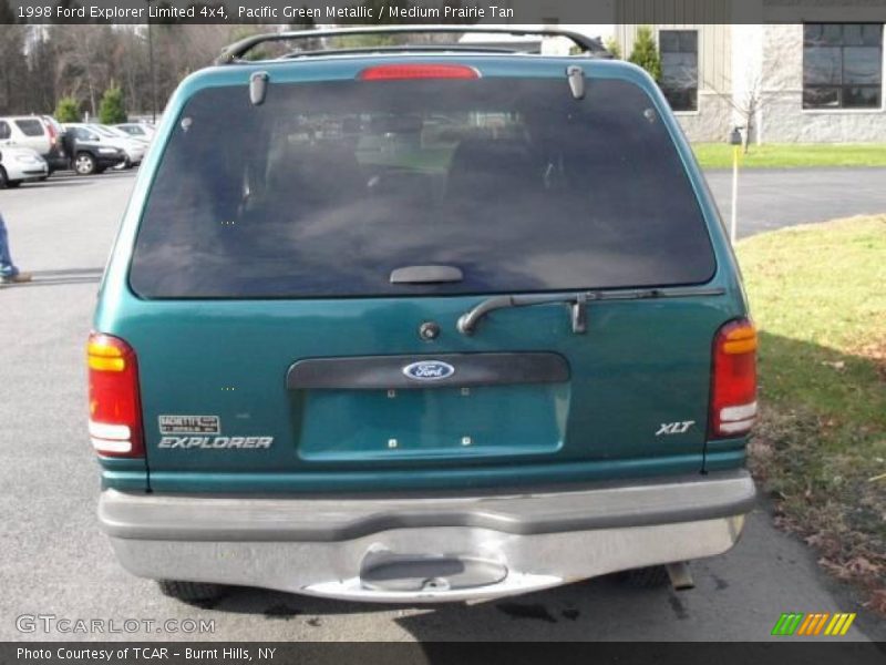 Pacific Green Metallic / Medium Prairie Tan 1998 Ford Explorer Limited 4x4