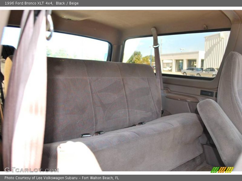 Black / Beige 1996 Ford Bronco XLT 4x4