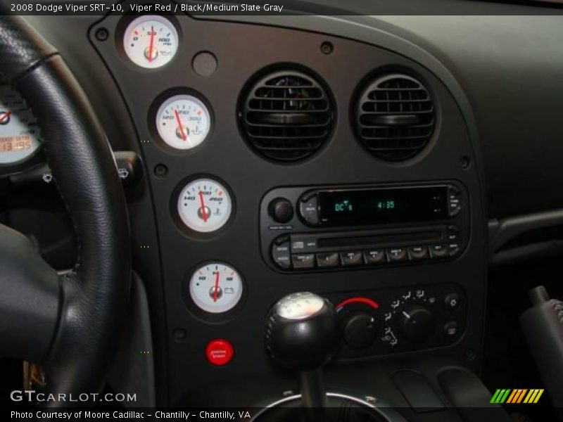 Viper Red / Black/Medium Slate Gray 2008 Dodge Viper SRT-10