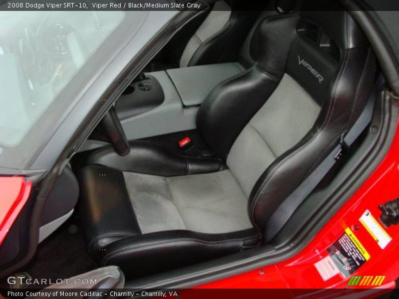 Viper Red / Black/Medium Slate Gray 2008 Dodge Viper SRT-10