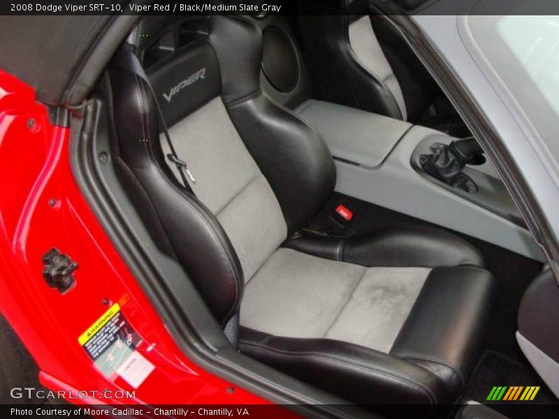 Viper Red / Black/Medium Slate Gray 2008 Dodge Viper SRT-10