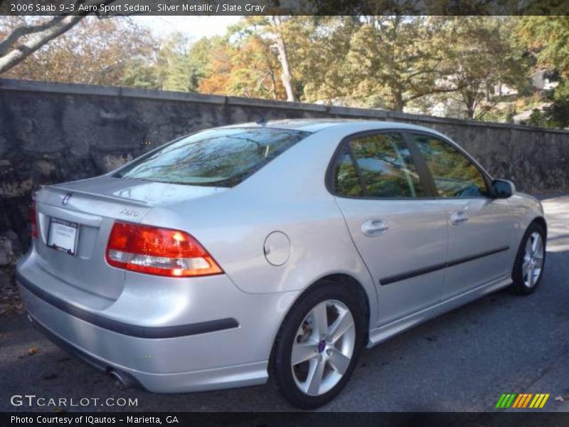 Silver Metallic / Slate Gray 2006 Saab 9-3 Aero Sport Sedan