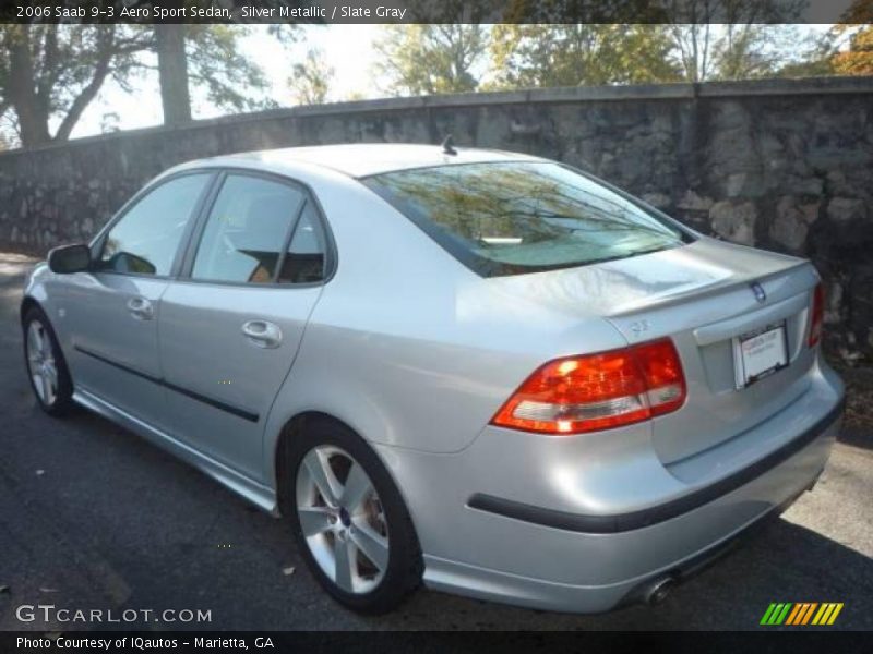 Silver Metallic / Slate Gray 2006 Saab 9-3 Aero Sport Sedan