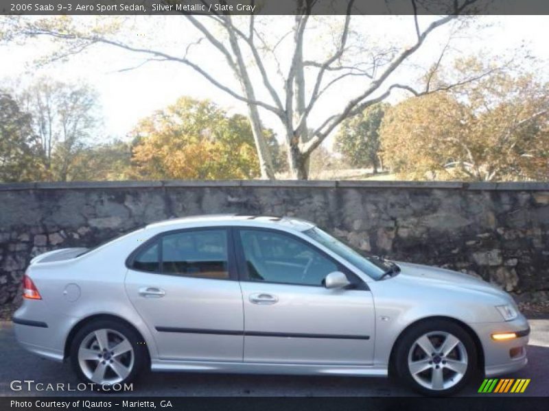Silver Metallic / Slate Gray 2006 Saab 9-3 Aero Sport Sedan