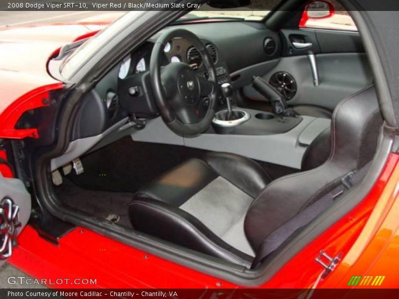 Viper Red / Black/Medium Slate Gray 2008 Dodge Viper SRT-10