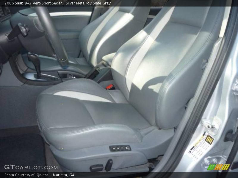 Silver Metallic / Slate Gray 2006 Saab 9-3 Aero Sport Sedan