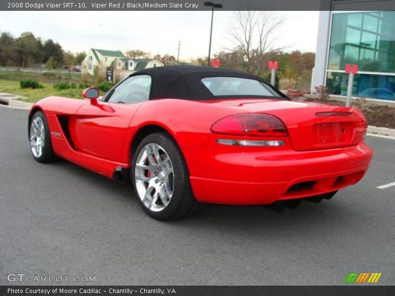 Viper Red / Black/Medium Slate Gray 2008 Dodge Viper SRT-10