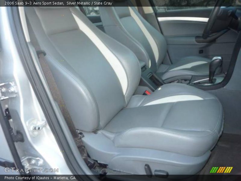 Silver Metallic / Slate Gray 2006 Saab 9-3 Aero Sport Sedan