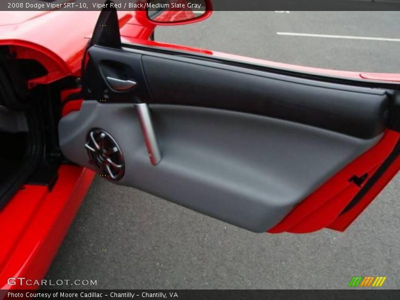 Viper Red / Black/Medium Slate Gray 2008 Dodge Viper SRT-10