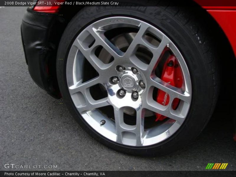 Viper Red / Black/Medium Slate Gray 2008 Dodge Viper SRT-10