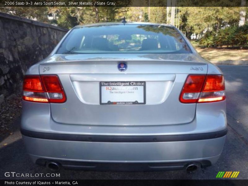 Silver Metallic / Slate Gray 2006 Saab 9-3 Aero Sport Sedan