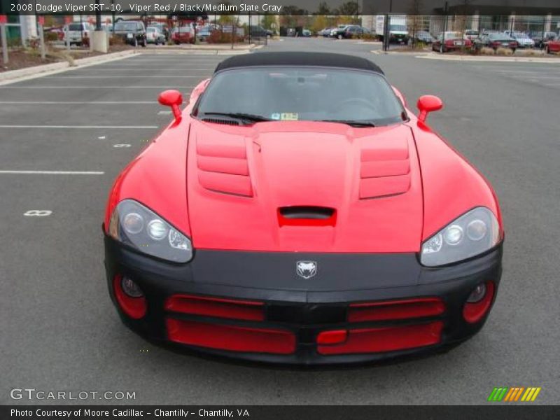 Viper Red / Black/Medium Slate Gray 2008 Dodge Viper SRT-10