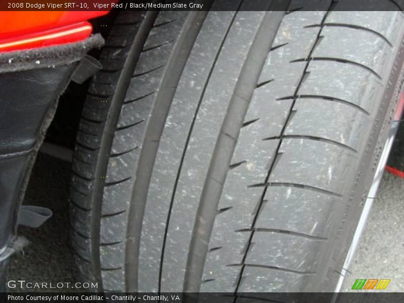 Viper Red / Black/Medium Slate Gray 2008 Dodge Viper SRT-10