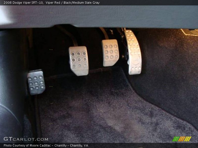 Viper Red / Black/Medium Slate Gray 2008 Dodge Viper SRT-10