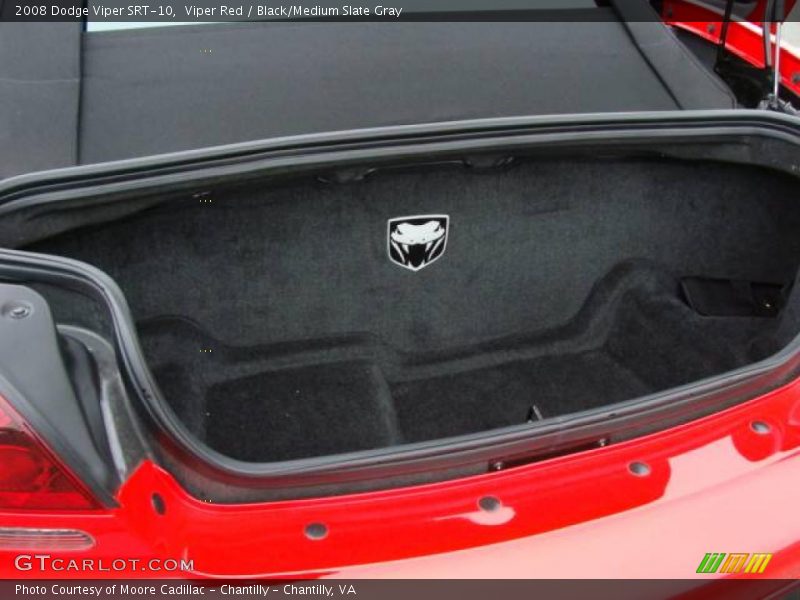 Viper Red / Black/Medium Slate Gray 2008 Dodge Viper SRT-10