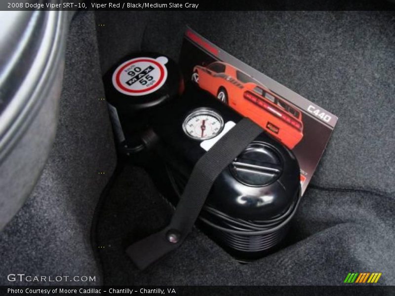 Viper Red / Black/Medium Slate Gray 2008 Dodge Viper SRT-10