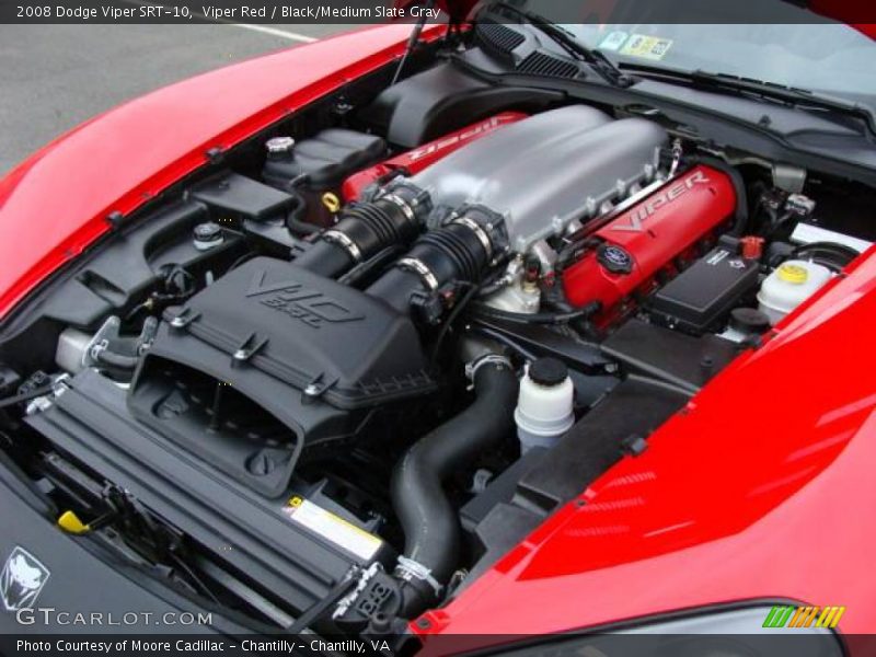 Viper Red / Black/Medium Slate Gray 2008 Dodge Viper SRT-10