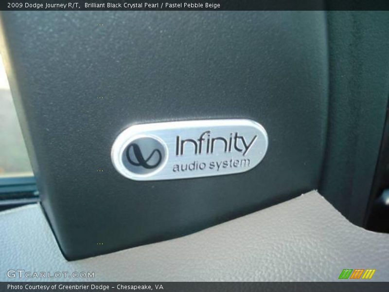 Brilliant Black Crystal Pearl / Pastel Pebble Beige 2009 Dodge Journey R/T