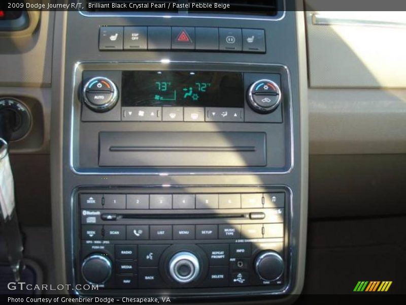 Brilliant Black Crystal Pearl / Pastel Pebble Beige 2009 Dodge Journey R/T