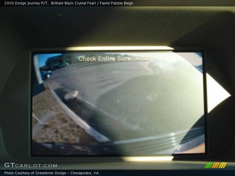 Brilliant Black Crystal Pearl / Pastel Pebble Beige 2009 Dodge Journey R/T