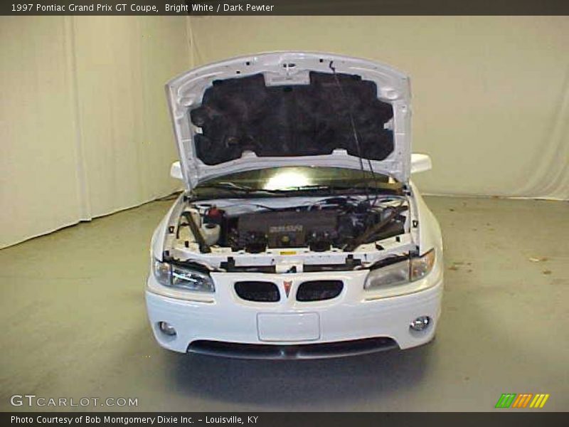 Bright White / Dark Pewter 1997 Pontiac Grand Prix GT Coupe