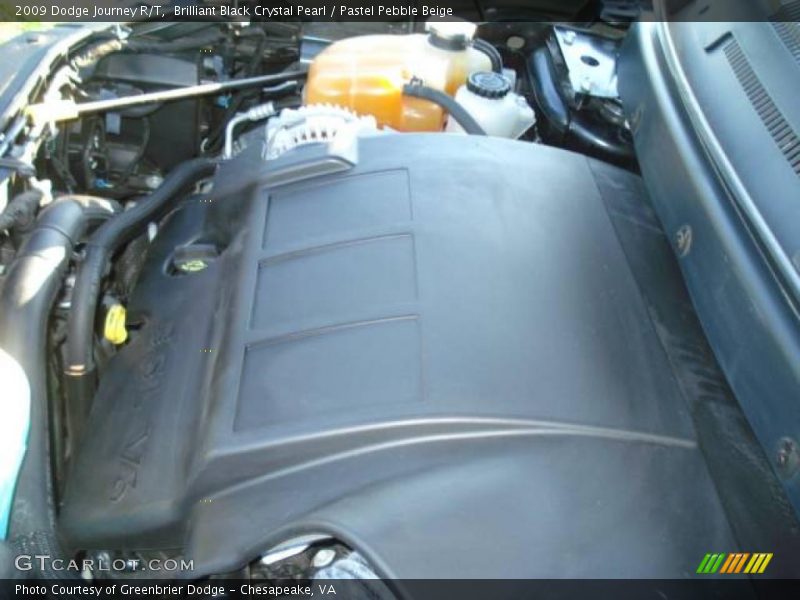 Brilliant Black Crystal Pearl / Pastel Pebble Beige 2009 Dodge Journey R/T