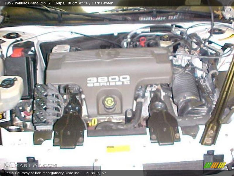 Bright White / Dark Pewter 1997 Pontiac Grand Prix GT Coupe