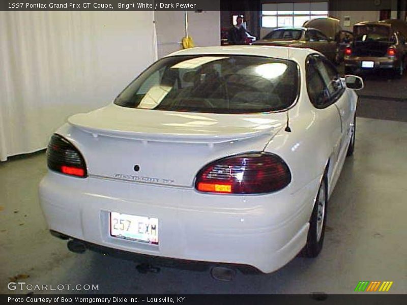 Bright White / Dark Pewter 1997 Pontiac Grand Prix GT Coupe