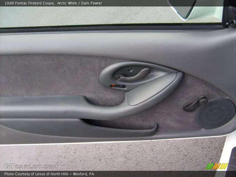 Arctic White / Dark Pewter 1998 Pontiac Firebird Coupe
