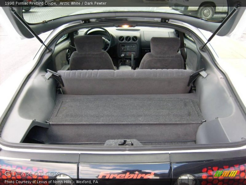 Arctic White / Dark Pewter 1998 Pontiac Firebird Coupe