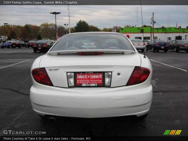 Summit White / Graphite 2004 Pontiac Sunfire Coupe