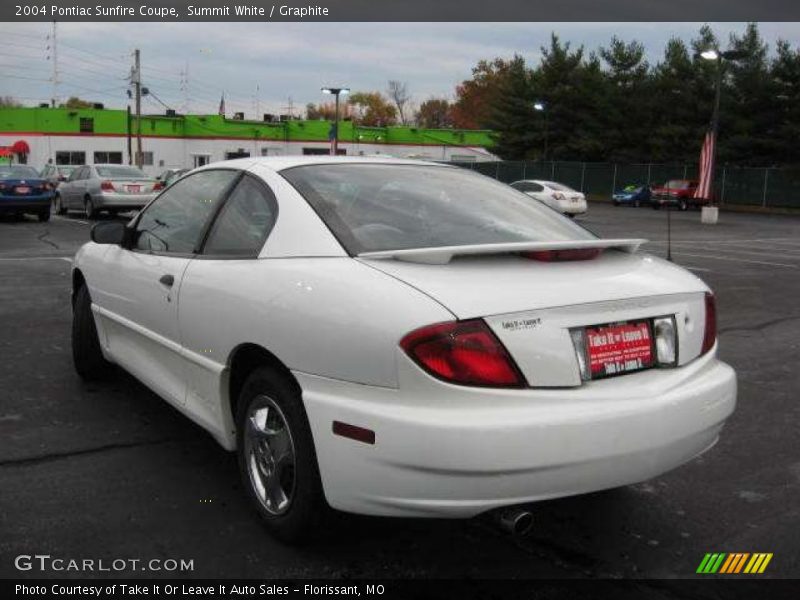 Summit White / Graphite 2004 Pontiac Sunfire Coupe
