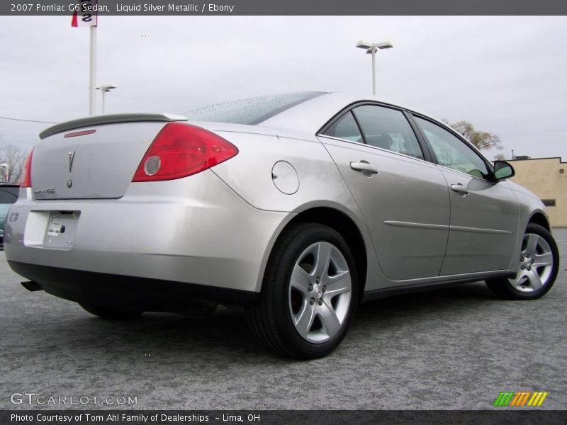 Liquid Silver Metallic / Ebony 2007 Pontiac G6 Sedan