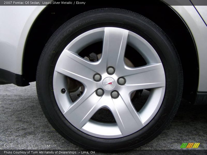 Liquid Silver Metallic / Ebony 2007 Pontiac G6 Sedan