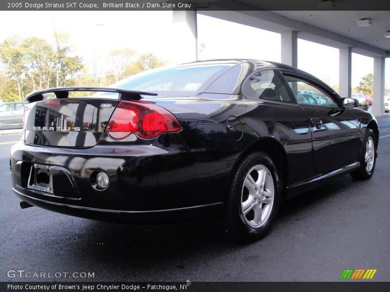 Brilliant Black / Dark Slate Gray 2005 Dodge Stratus SXT Coupe