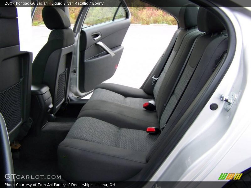 Liquid Silver Metallic / Ebony 2007 Pontiac G6 Sedan