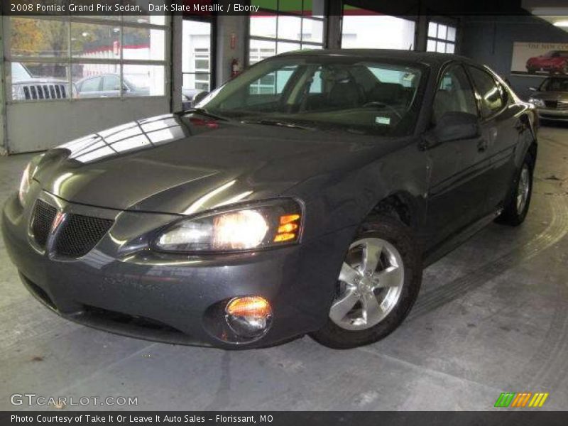 Dark Slate Metallic / Ebony 2008 Pontiac Grand Prix Sedan