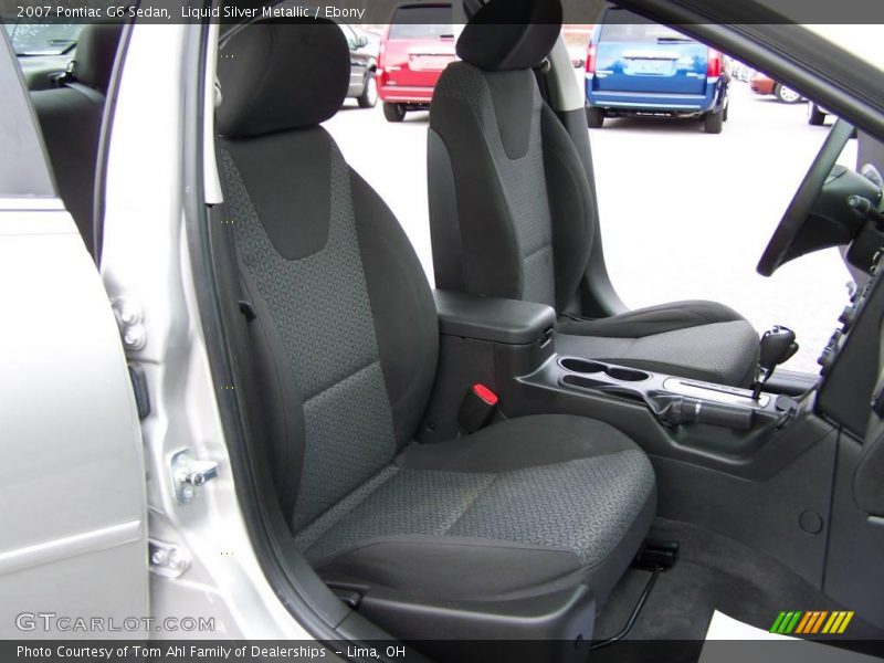 Liquid Silver Metallic / Ebony 2007 Pontiac G6 Sedan